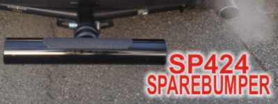 SPAREBUMPER Safety Bumper.  The only patented, crash tested, energy absorbing receiver hitch product – in the world! 